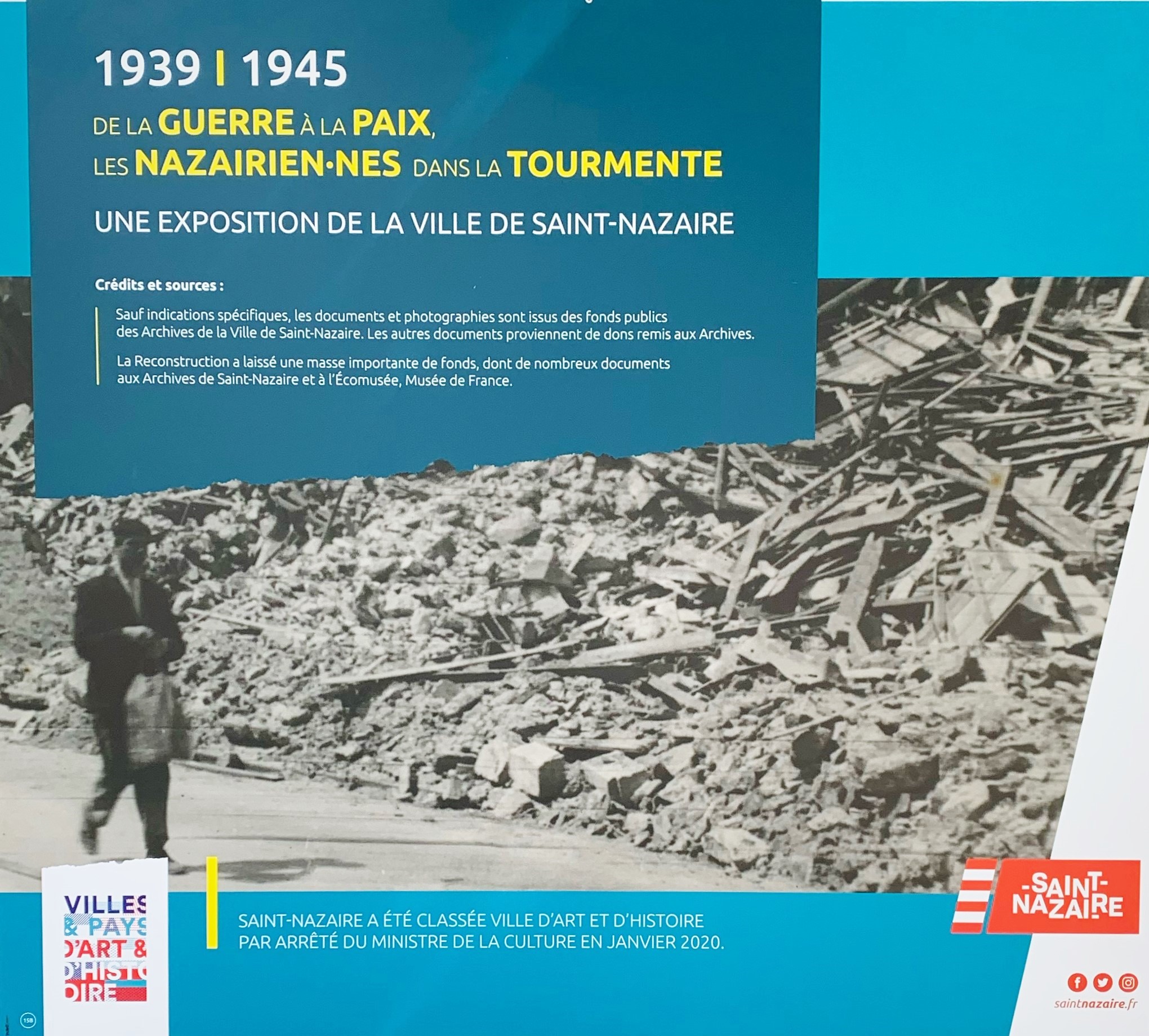 Exposition "1939-1945, De La Guerre à La Paix" - Saint-Nazaire Patrimoine